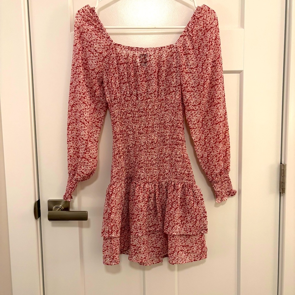 Princess Polly Red Floral Dress - Picture 2 of 5